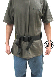 Arc'teryx Bora 80 ;  floating lid shown used as fanny pack with 5'11' model 