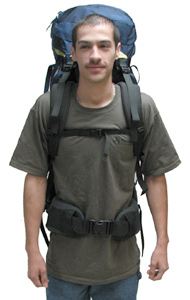 Arc'teryx Bora 80 ; full setup with floating lid shown with 5'11' model 