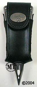 Leatherman Leather Sheath for Charge Ti Multi-Purpose Tool; tool in sheath