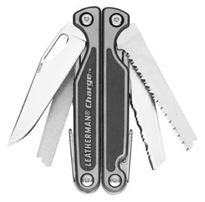 Leatherman Charge Ti Multi-Purpose Tool; closed with blades open