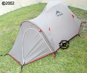 MSR Fury 2 person mountaineering tent,34 view withrainfly
