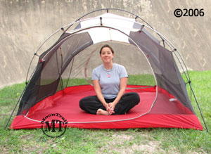 MSR Mutha Hubba 3 person tent: with 5'4