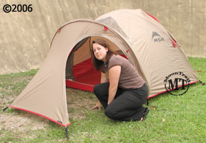 MSR SuperFusion 3 , 4 season 3 person tent ; with rainfly and 5'4