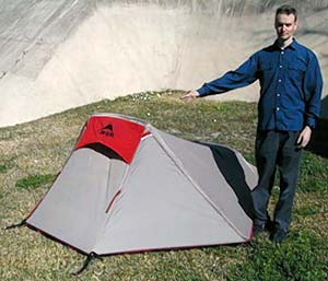 MSR Zoid 2 tent with rainfly