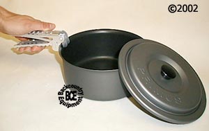 MSR BlackLite Guide aluminum non-stick cookset; 3 liter pot