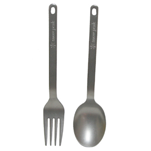 Titanium Fork and Spoon set
