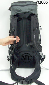 Gregory G-pack ;view of suspension and backpanel
