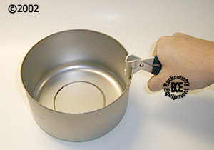 MSR Titan Titanium 2-Liter Pot, view of pot