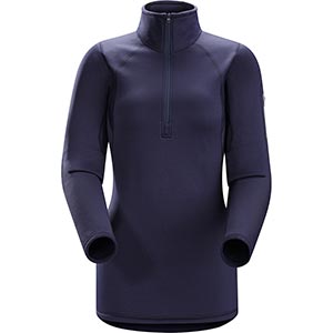 Rho AR Zip Neck, women's, discontinued Fall 2017 colors