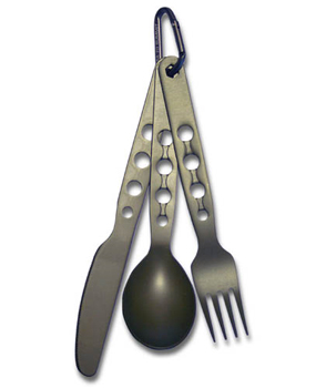 Alpha knife/fork/spoon set