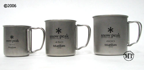 Snow Peak Titanium Single Wall Cup 600.