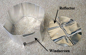 Windscreen-heat reflector