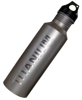 Titanium Water Bottle, 650 ml